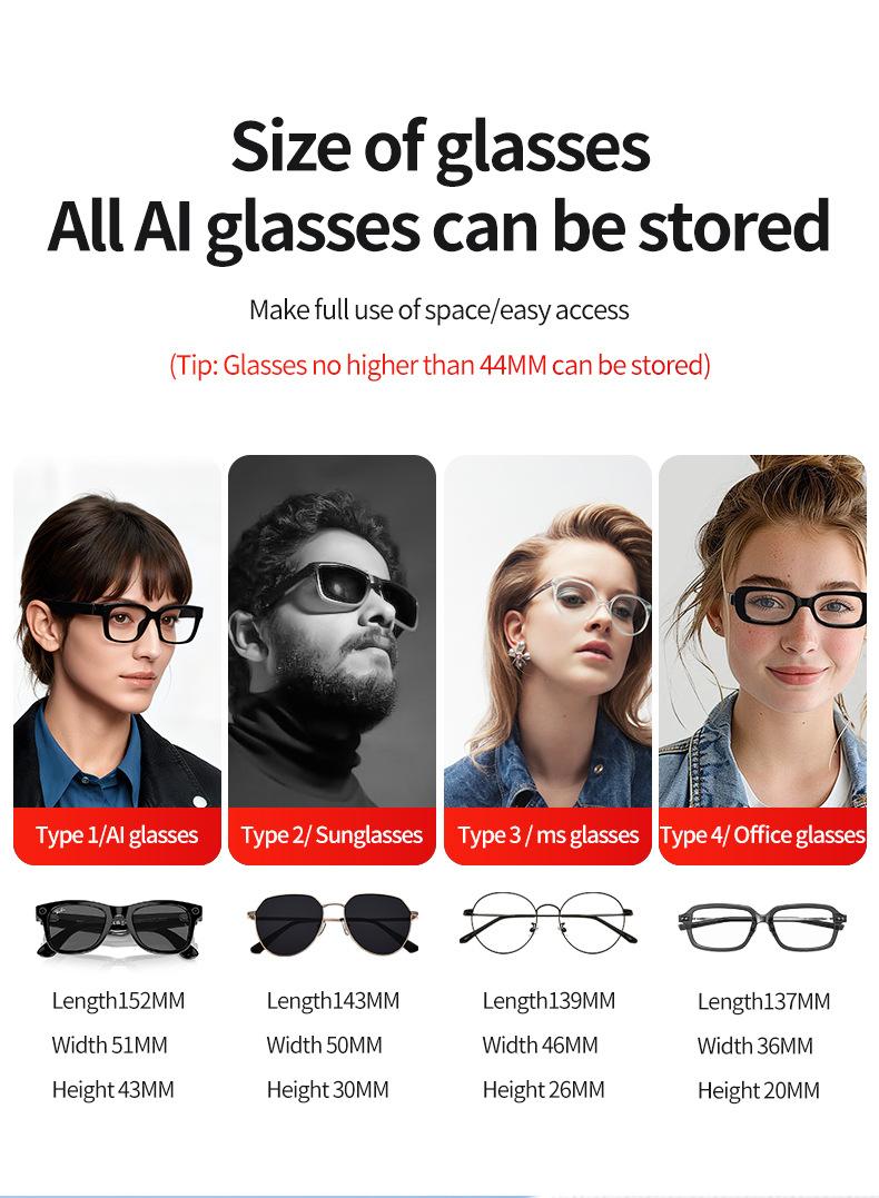 Portable Sunglass Clip, Durable Abs Material, Universal Car Sunglass Holder, //, Vehicle Eyewear Organizer