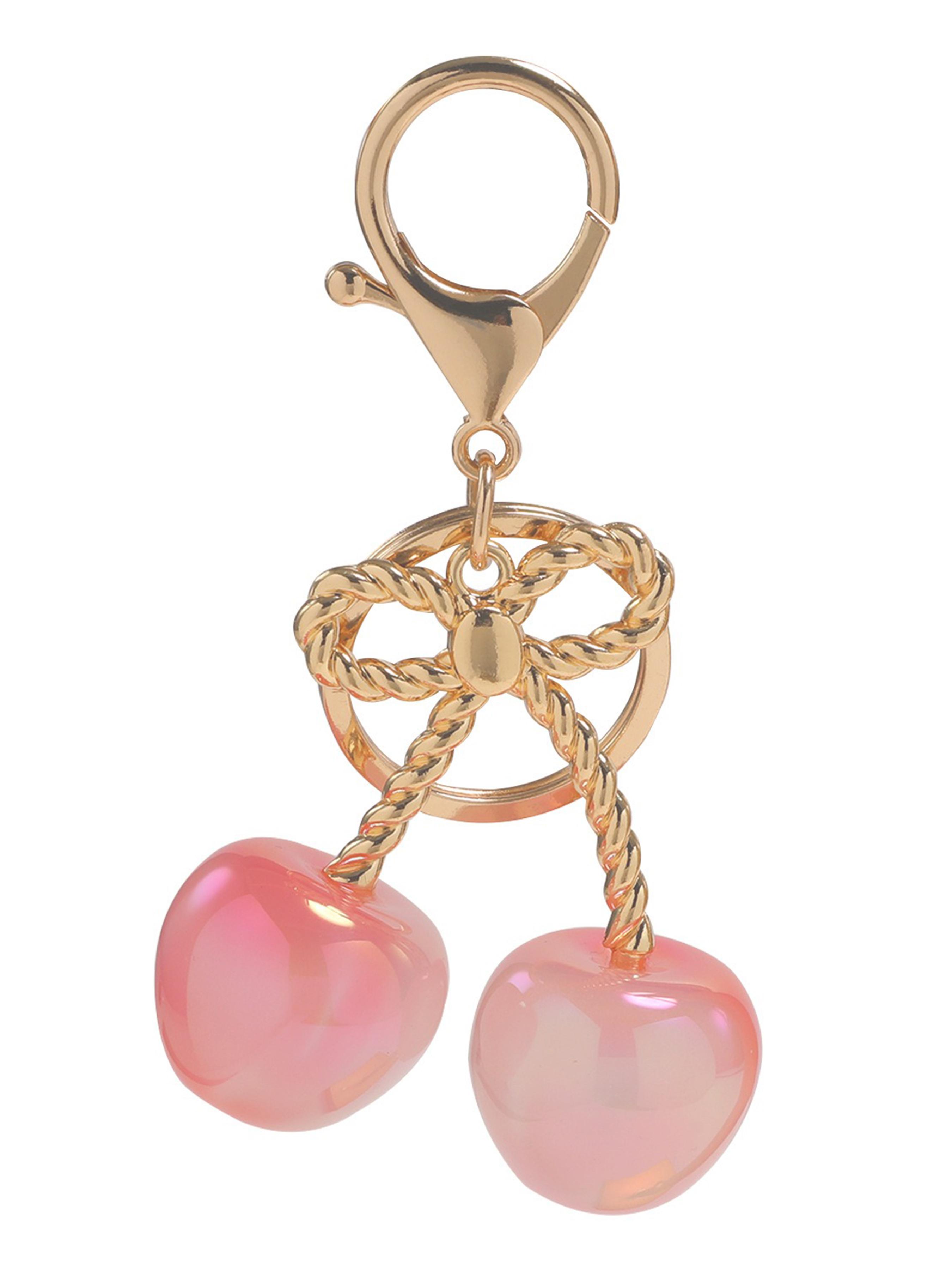 Colorful Resin Simulated Cherry Keychain, Cute Fruit Key Ring, Bag Charm, Car Key Chain, Valentine's Day Mother's Day Gift