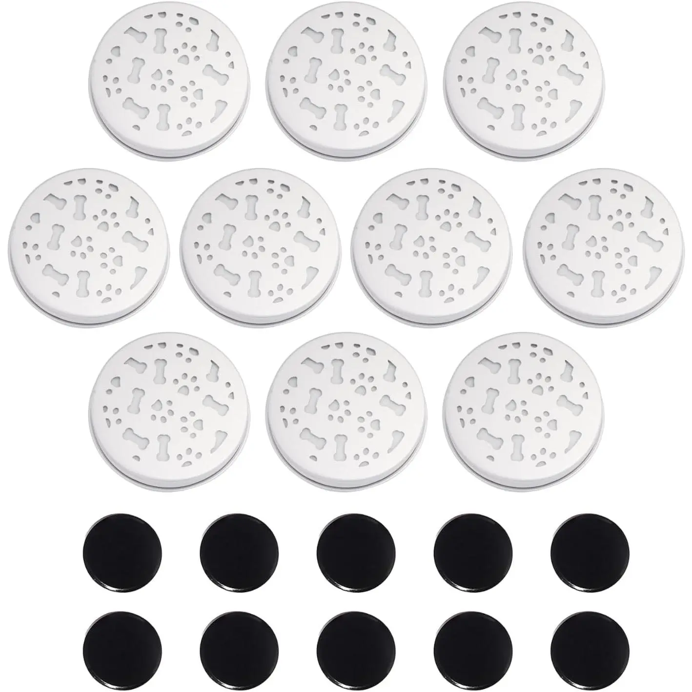 Scent Work Tins - Dog Scent Training Kit - Nosework Detection & Enrichment Scent for Home, Professional Pet Trainers - Reusable Tins with Magnets for Easy Hiding – Bite-Resistant –10 Pcs Set