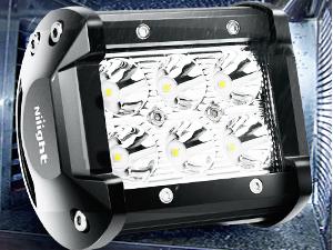 Nilight Led Pods 2Pcs 18W 1260LM Spot Led Off Road Lights Super Bright Driving Fog Boat Lights for Trucks Pickup Golf Cart SUV ATV UTV Vehicle