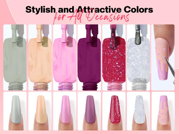 【Blossom Series】Morovan Acrylic Nail Kit : Blossom Pro for Beginners with Everything - Complete Nail Kit Set Professional Acrylic with Everything Acrylic Nail Starter kit Acrylic Nail Supplies Gifts for Women Girl