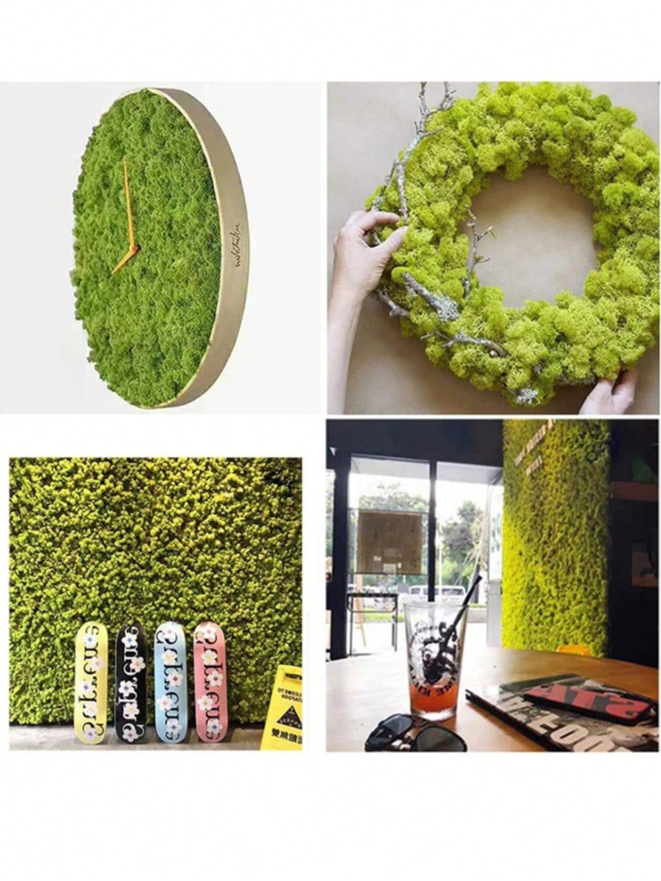 Realistic Artificial Moss, Artificial Simulation Plant, Dual-Purpose Decoration for Walls and Micro Landscapes, Perfect for Festive Gifts and Scene Decorations