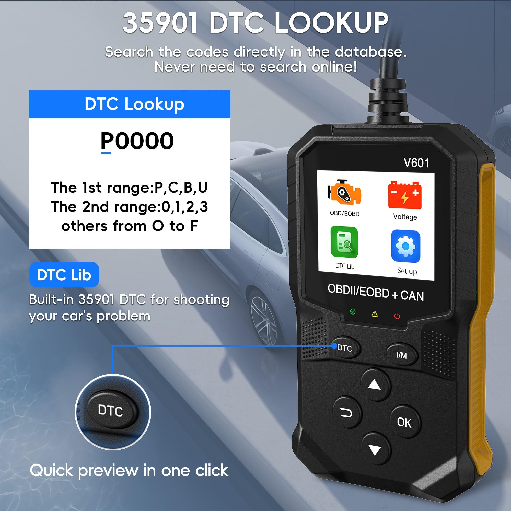 Professional Obd2 Scanner Diagnostic Tool, Engine Code Reader, Eobd/obdii Scan Tool, Real-Time Data Monitoring, Cloud Print, for Vehicles 1996+