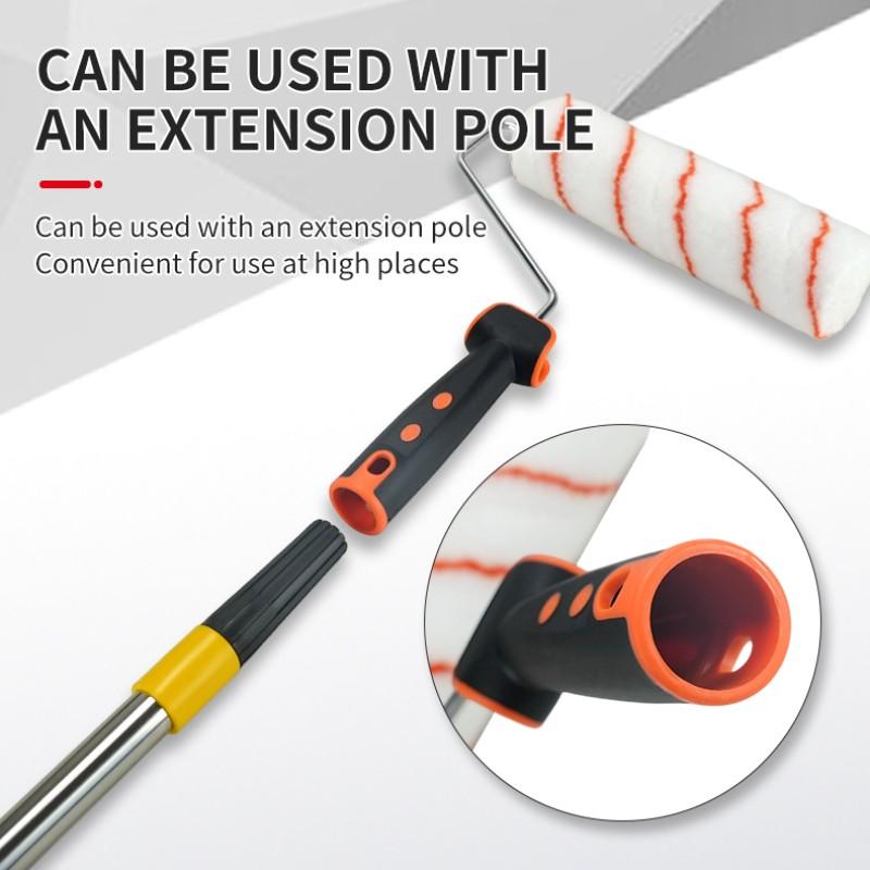 Roller Brush Set of 4 Pieces, Essential Painting Tools, Durable & Efficient Application, Perfect for Home Improvement Projects