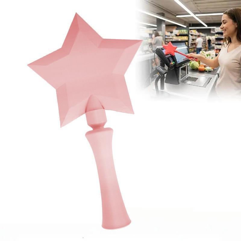 3D Printed Tap to Pay Magic Wand - Multi-Color Starlight NFC Contactless Credit Card Holder, Portable Creative Fairy Tale Payment Accessory