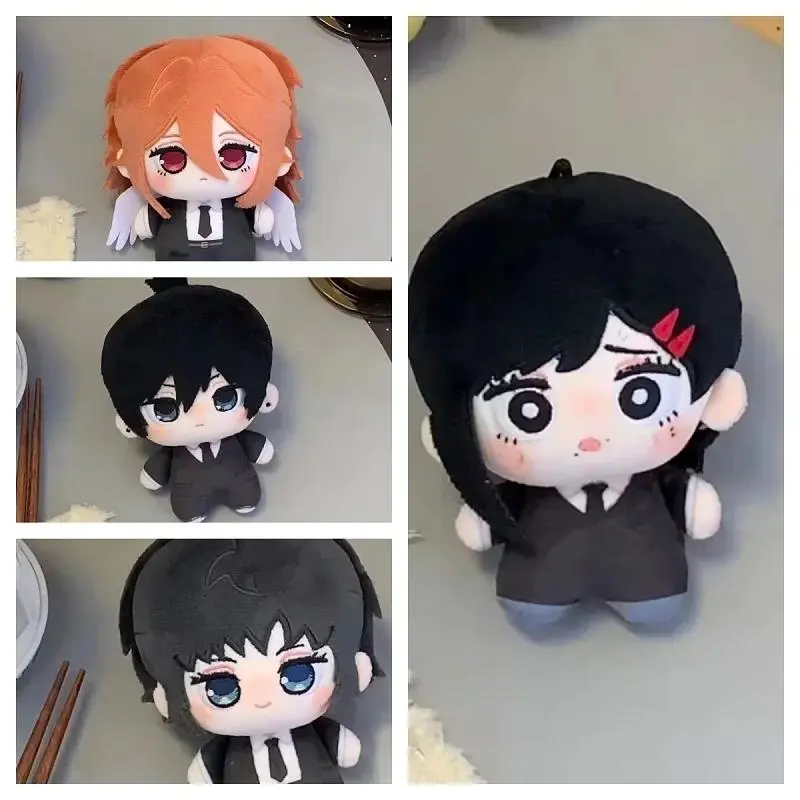 10cm Chainsaw Man Cosplay Himeno Plush Toys Pendant Hayakawa Aki Plusie Toy Cotton Cute Angel Keychain Stuffed Doll Gift Collect