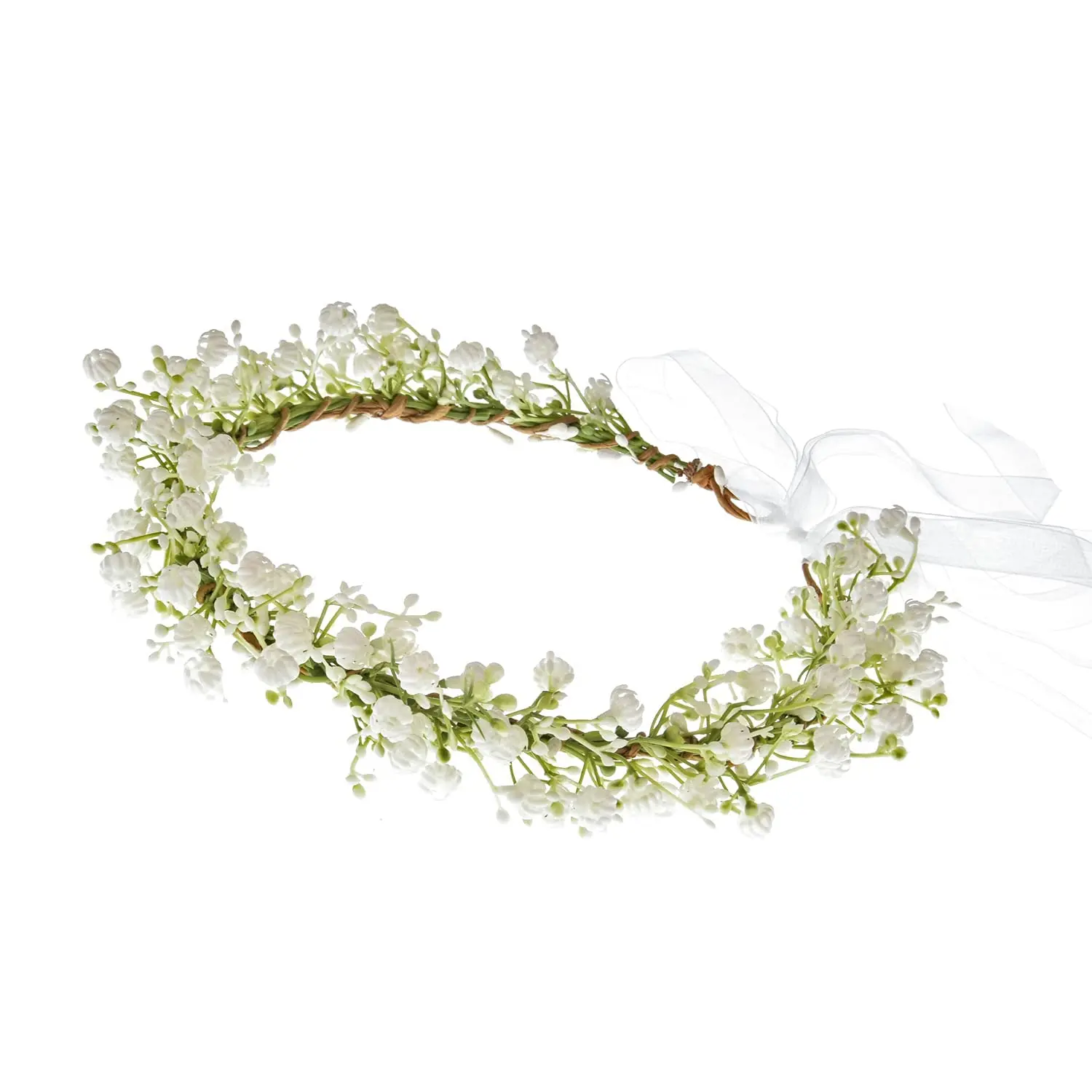 Yilimai Children's Flower Crown Wreath Women's Floral Headpiece Wedding Party Garland Hair Accessory