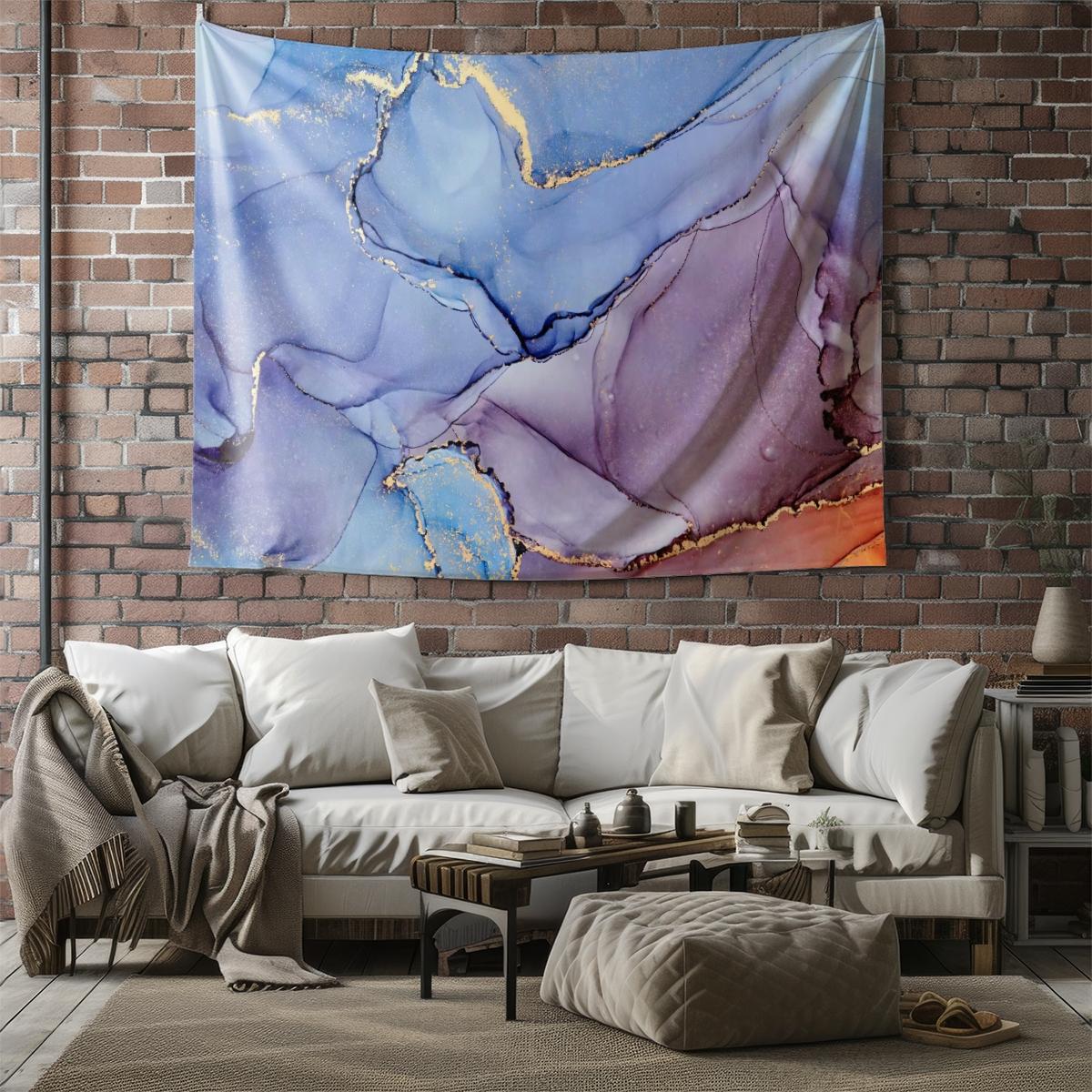 Marble Print Tapestry, Multiple Styles, Luxury Minimalist, Soft Lightweight Durable, Wall Hanging Decor for Bedroom Living Room, Suitable for All People, Ideal Gift Choice