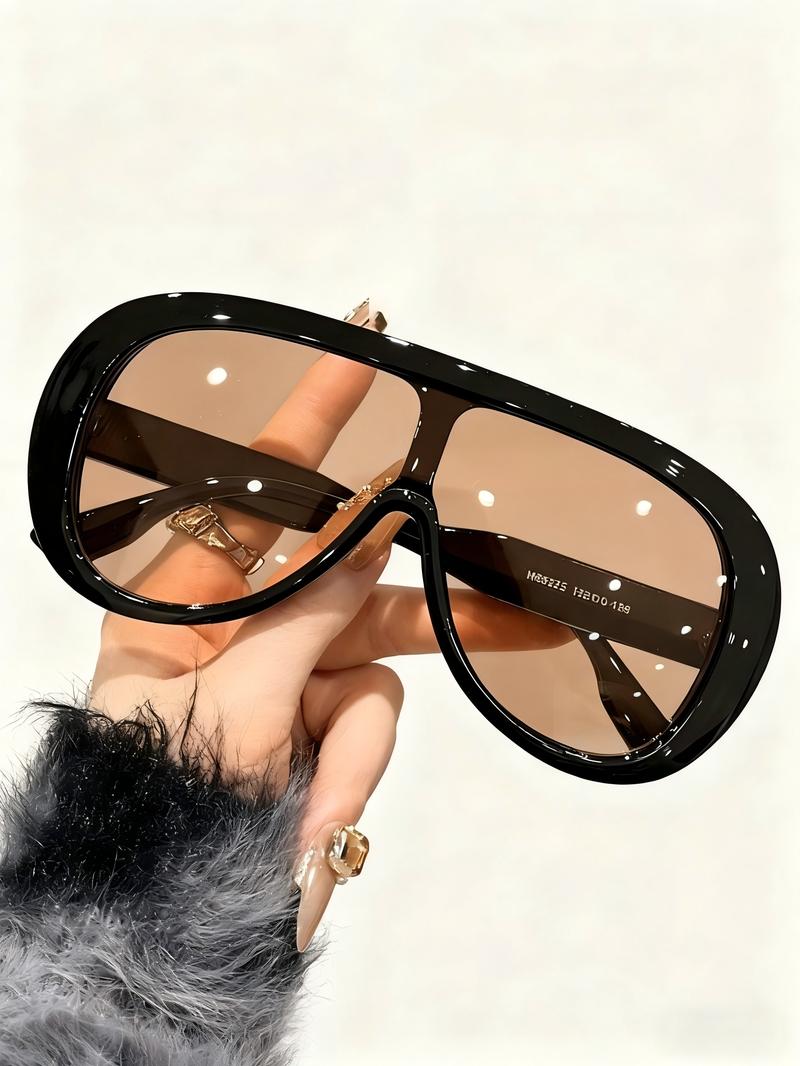 Classic Y2K Shield Sunglasses for Women, Perfect for Driving, Shopping, Vacation, Music Festivals, Stylish and Versatile Eyewear