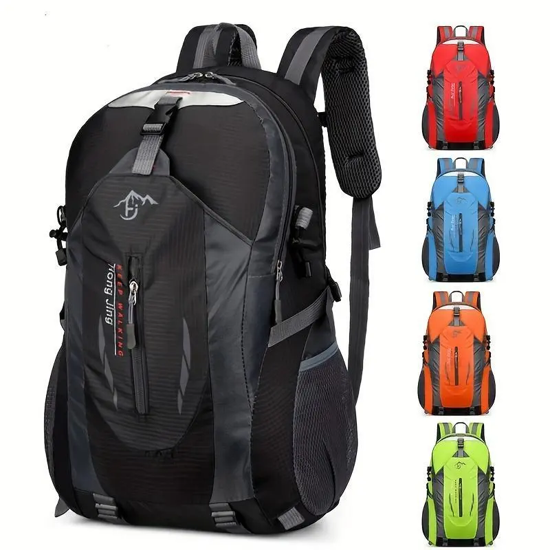 JSERYISGN 1pc 6.74gal Hiking Daypack Backpack Lightweight High Quality Computer Protection Laptops Backpack for Men And Women Outdoor Sport Cycling Traveling Camping Black Friday Thanksgiving Christmas Gift