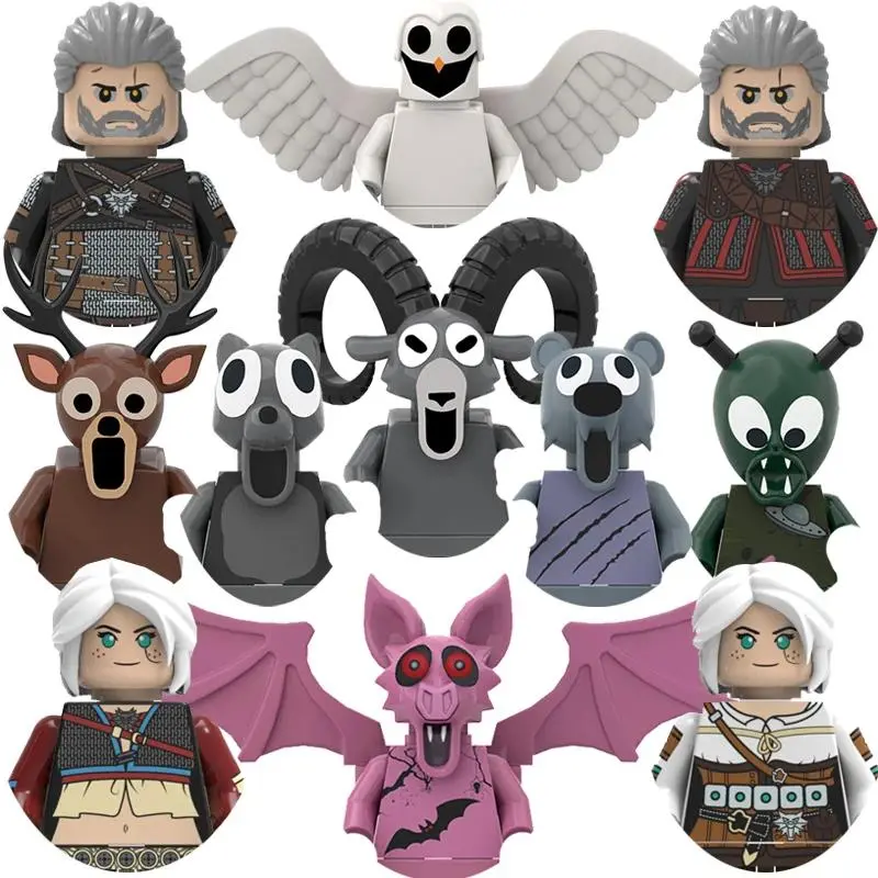 2026 hot item The Witcher FT24-27 Geralt Bricks For Toy Gifts Red Dead Redemption Building Blocks DIY Mini Actiion Figures For Christmas Gifts Popular toys