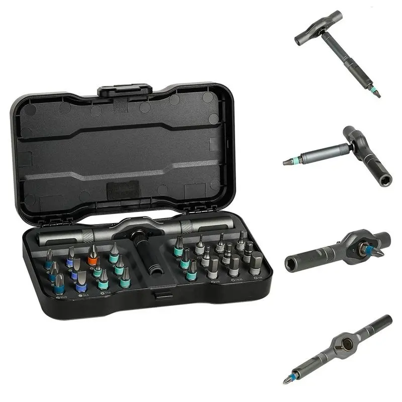 SEESE Ratchet Magnetic Screwdriver Set