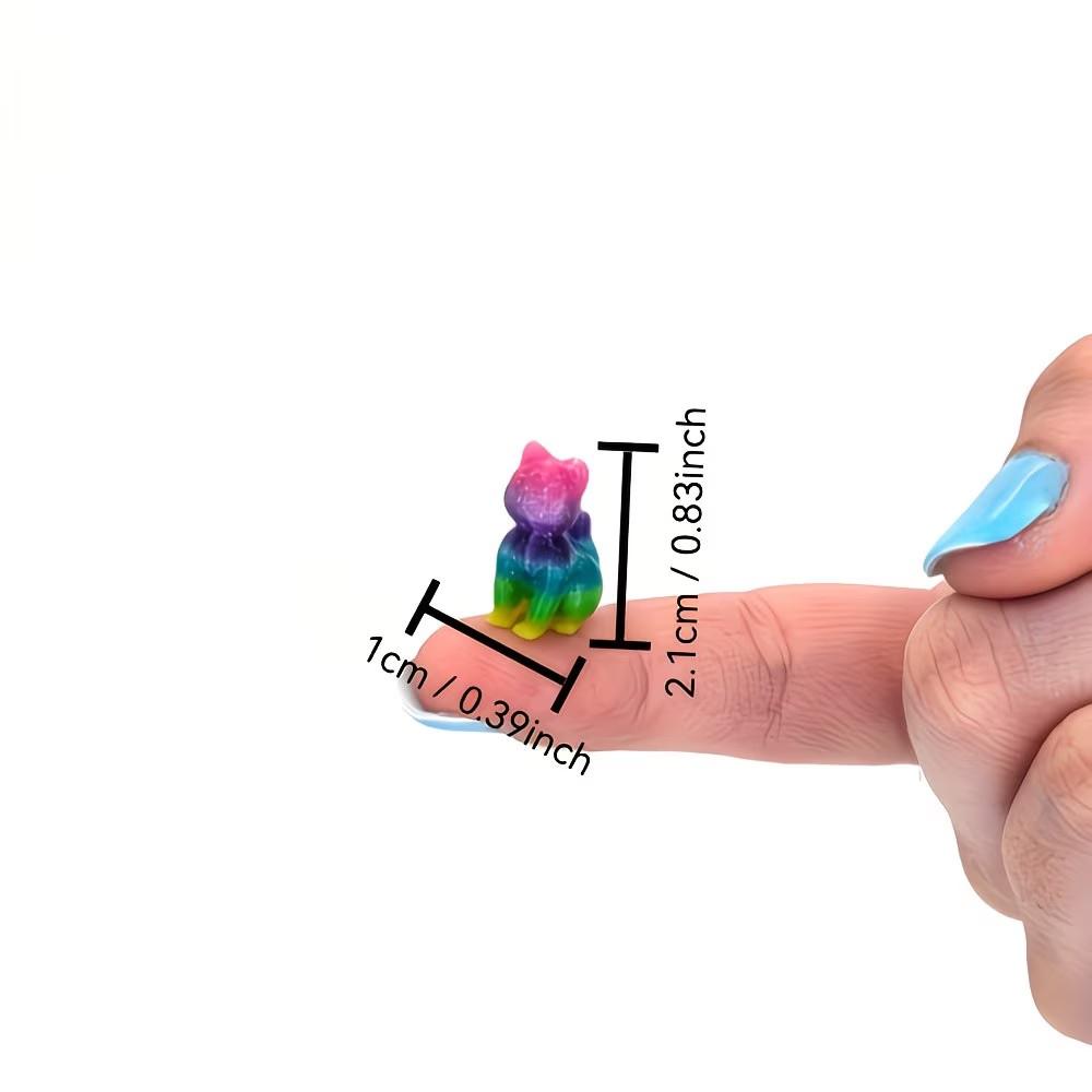 3D Printed Mini Cat Statue, Adorable Room and Bathroom Decor, Perfect Gift for Cat Lovers, Halloween and Christmas Home Decoration