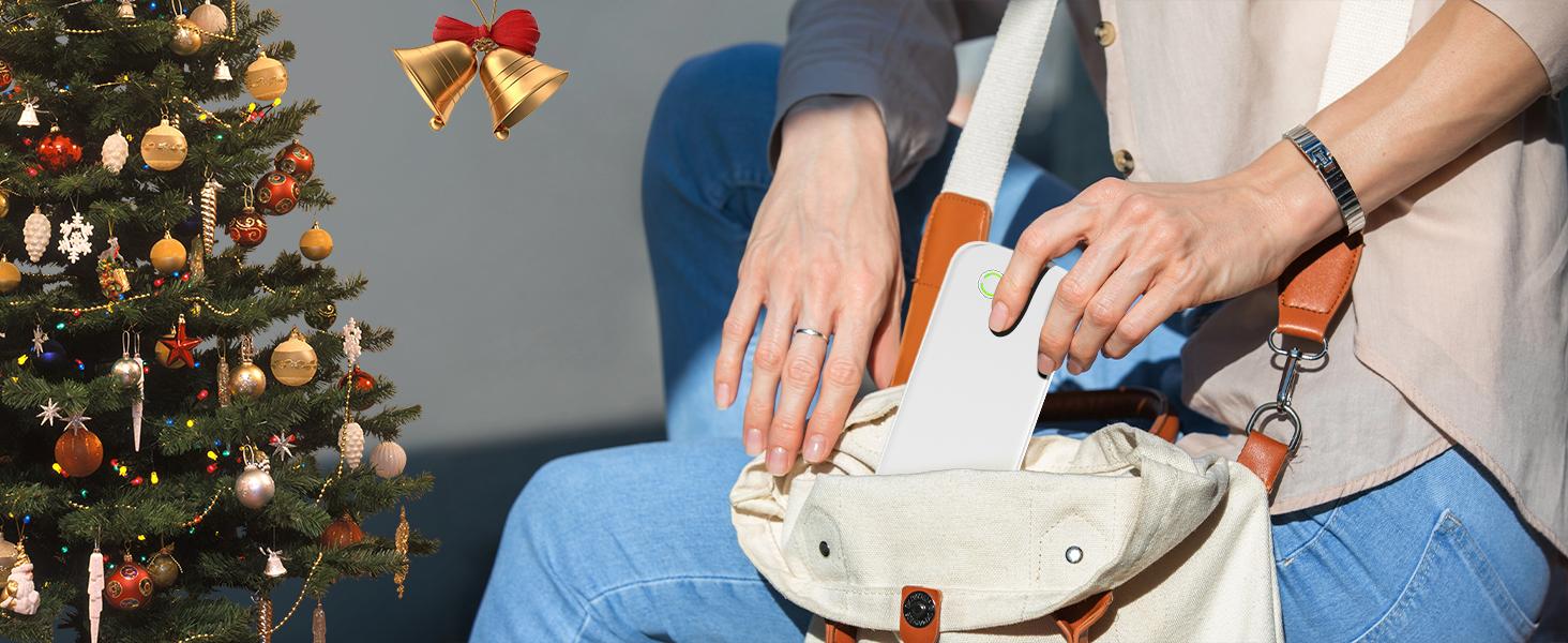 JADENS Portable Printers Wireless for Travel, Support 8.5" X 11" US Letter, Bluetooth Thermal Printer Inkless Mobile Printer for Office Home