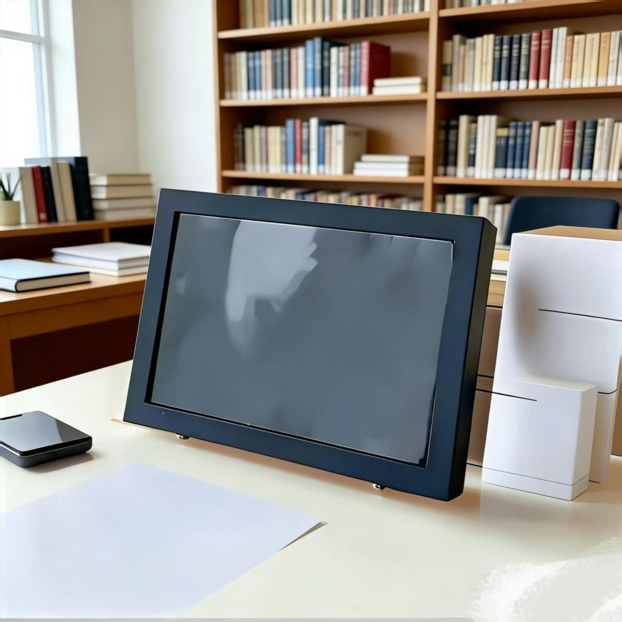 2026 New Display Stand Frame Pin Cushion Dust-Proof Large Capacity Desktop Organizer Box, Modern Design for Home Office Use