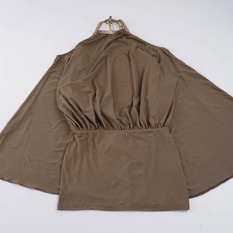 Butterfly Chain Backless Sexy Dress Batwing Sleeves Spring Summer Grunge Party Y2K Vintage Bodycon Short Sundress Women