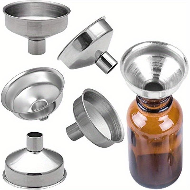 Set of 2 Mini Funnels - Designed to Prevent Leaks And Allow for Quick Pouring of Essential Oils, Amber Bottles, Liquor Flasks, Lip Balm, Spices, Perfumes, And Powders