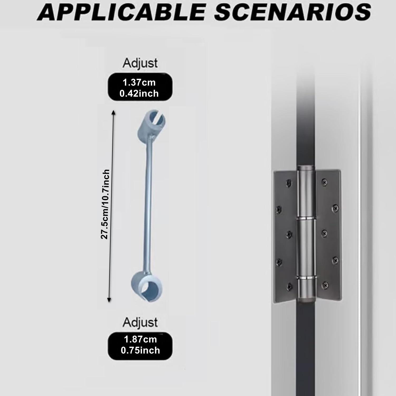 Hinge Hole Adjustment Wrench,Universal Hand Tool for Home & Office Use,Adjustable Hinge Hole Opener,14-25mm Hinge Repair Tool,Hand Tools,Hardware,Adjustable Door Hinge.