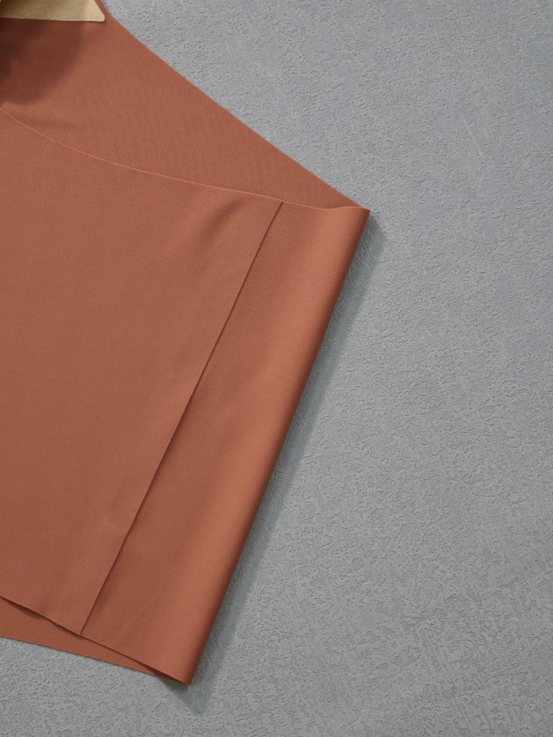 Plus Size Solid Color High Waist Knicker, Plus Size Seamless High Rise Panty, Women's Plus Underwear for All Seasons