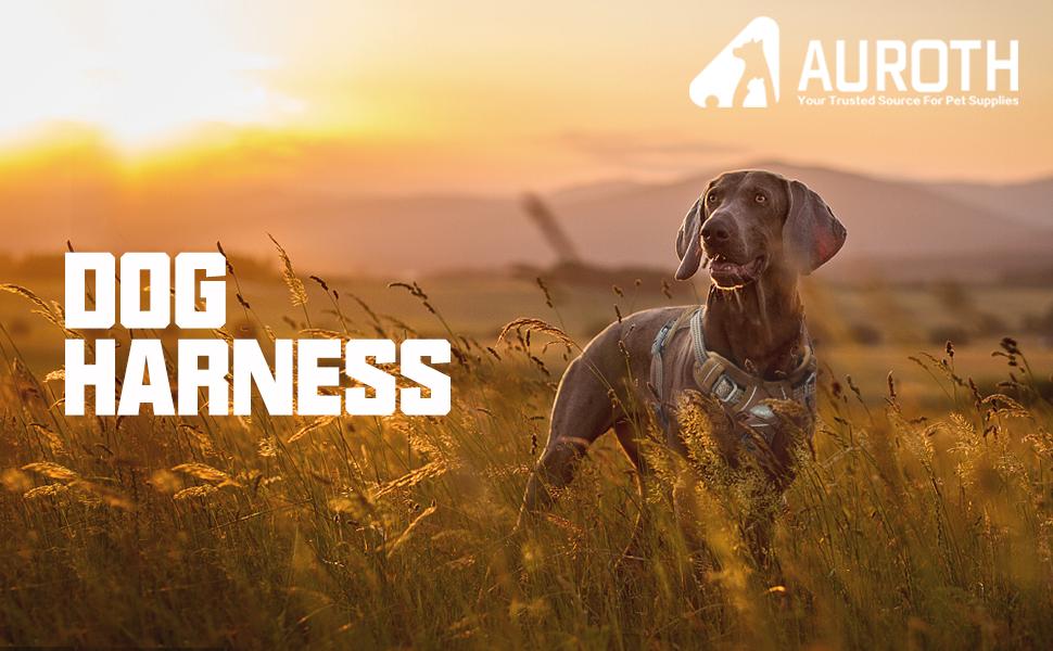 【Deals For You】Auroth Tactical Dog Harness for Small to Large Dogs  No Pull Adjustable Pet Harness Reflective K9 Working Training Easy Control Pet Vest Military Service Dog Harnesses