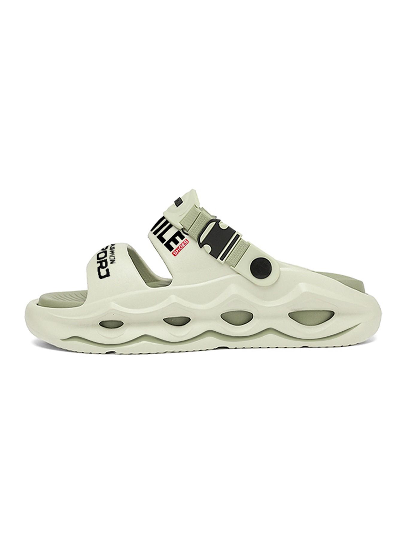 Men's Summer Sandals, Indoor & Outdoor Non-Slip Beach Slippers, Sporty Thick Sole Flip Flops, Comfortable Footwear for Men