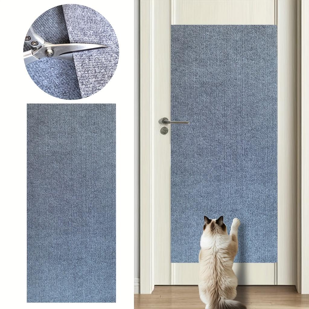 Self-Adhesive Cat Scratching Pad, Durable Polyester Sisal Wall Climbing Mat, Indoor Interactive Pet Cat Scratch Board, Easy Installation