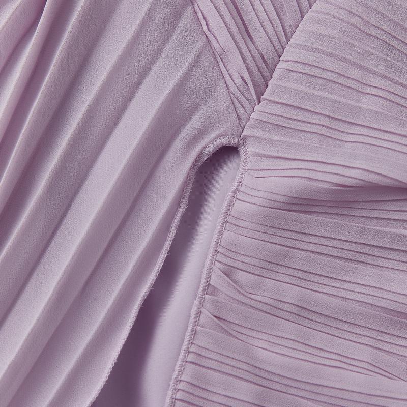 Women's Sexy Ruffle Halter Dress Sleeveless Solid Color Long Flowy Dress Summer A-Line Dress For Wedding And Party