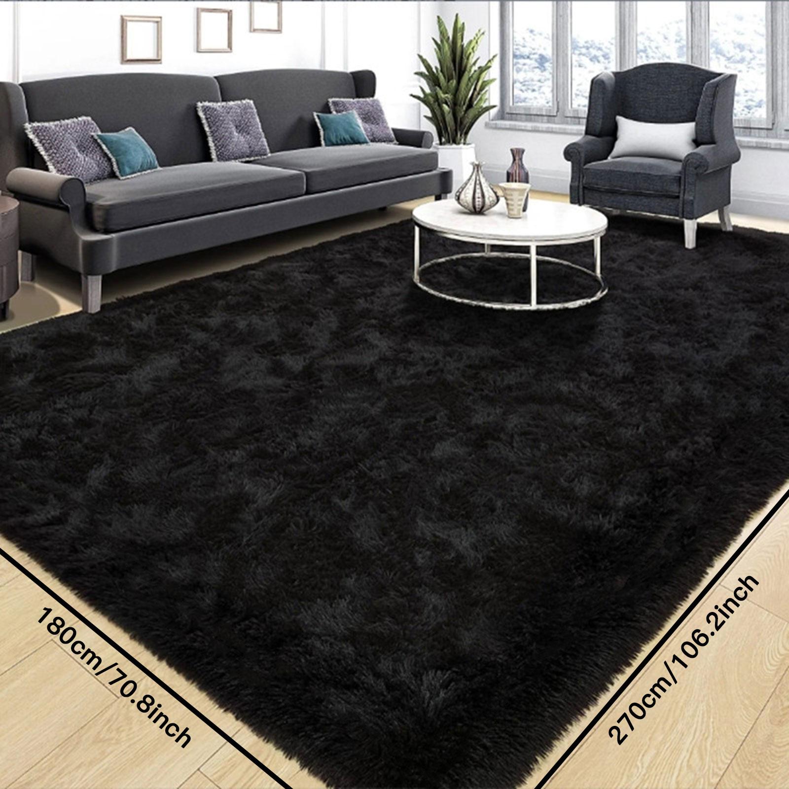Luxury Extra Large Plush Rug, Soft Modern Mat, Non-Slip Backing, Indoor Carpet for Living Room, Bedroom, Office