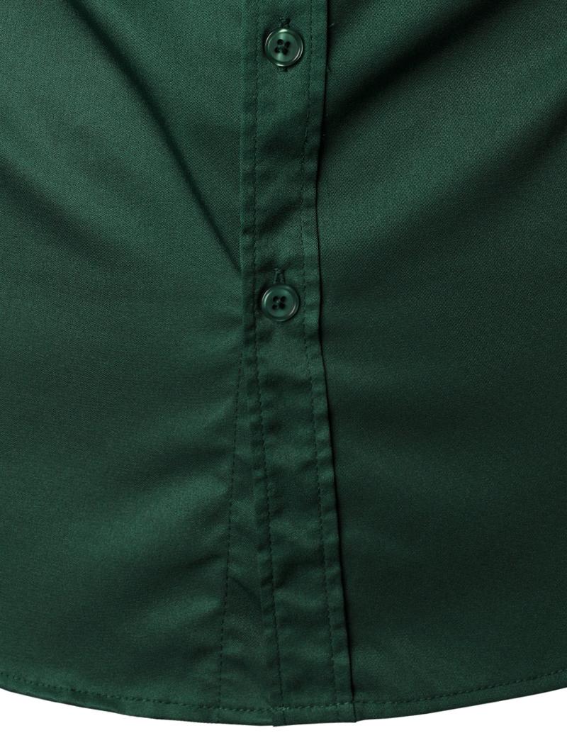 ZEROYAA Men's Casual Urban Stylish Slim Fit Short Sleeve Button Up Dress Shirt with Pocket Fabric Top Summer Outfits Men Plain Menswear Beige Tropical Vneck