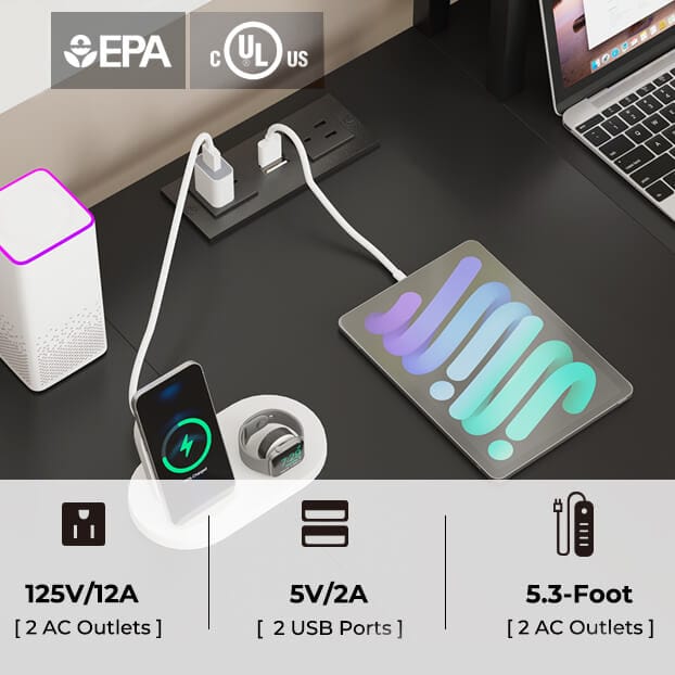 Sikaic 94.5 Inches T Shaped 2 Person Modern Gaming Desk Computer Furniture With Storage LED Lights Table Shelf Drawers Adjustable Ergonomic Tiltable Tabletop Dual Monitor Riser Dual Monitor Arms
