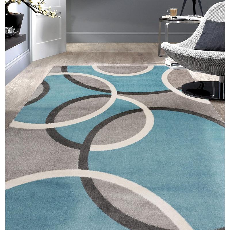 Modern Abstract Interlocking CircleGeometric Flannel Area Rug Yellow Grey Black WhiteContemporary Print Soft Mat for Living Room, Non-Slip MinimalistHomeDecor#AbstractInterlockingCircleRug #GeometricContemporaryMat #MinimalistHomeDecor  #NonSlipFlannelRug