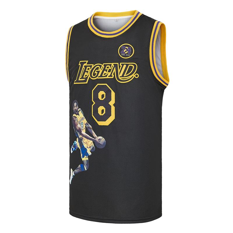 Men's 8 Legend 24 Forever 1996-2016 Fashion Basketball Jersey,Gift for Game Day