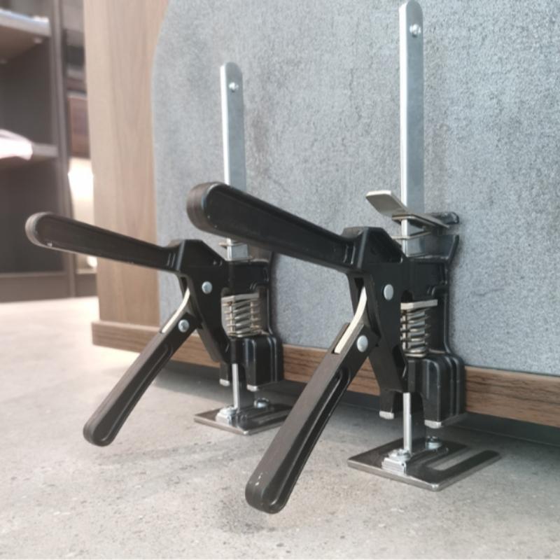 Home Tile Leveling Lift, Adjustable Height Riser, Cabinet Door Jack, Professional Micro Adjustment Tool, Security Door Lifter