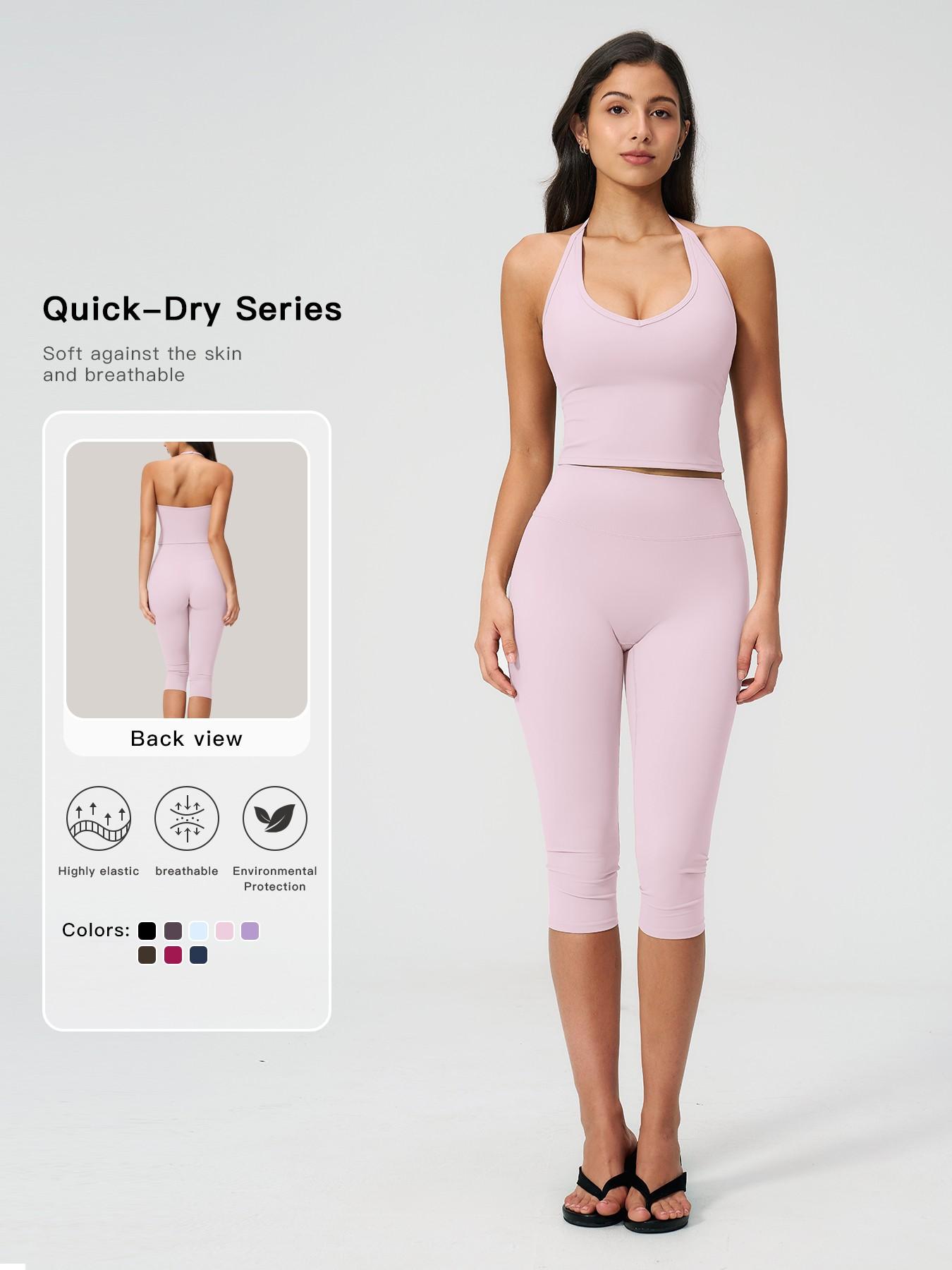 Women's Casual Commuter Tank Top Sports Set, High Stretch Activewear, Slim Fit Yoga, Comfortable and Stylish, Perfect for Daily Wear and Exercise