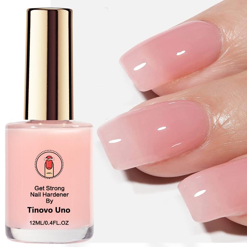 Tinovo Uno 12ML Get Strong Nail Strengthener, Natural Pink LED Gel Polish, Fast Drying & Long Lasting Glossy Finish, Gentle Nail Care Solution for Weak & Thin Nails, Cosmetic Tinovo Uno 12ML Get Strong Nail Strengthener, Natural Pink LED Gel Polish, Fast Drying & Long Lasting Glossy Finish, Gentle Nail Care Solution for Weak & Thin Nails, Cosmetic