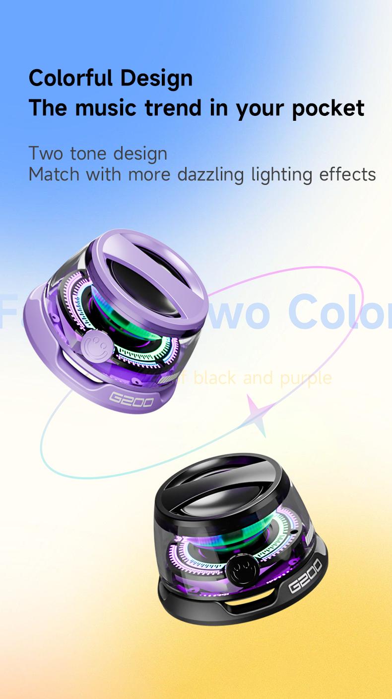 2024 Latest Portable Bluetooth Magnetic Speaker Bluetooth 5.3 Subwoofer,mini wireless speaker