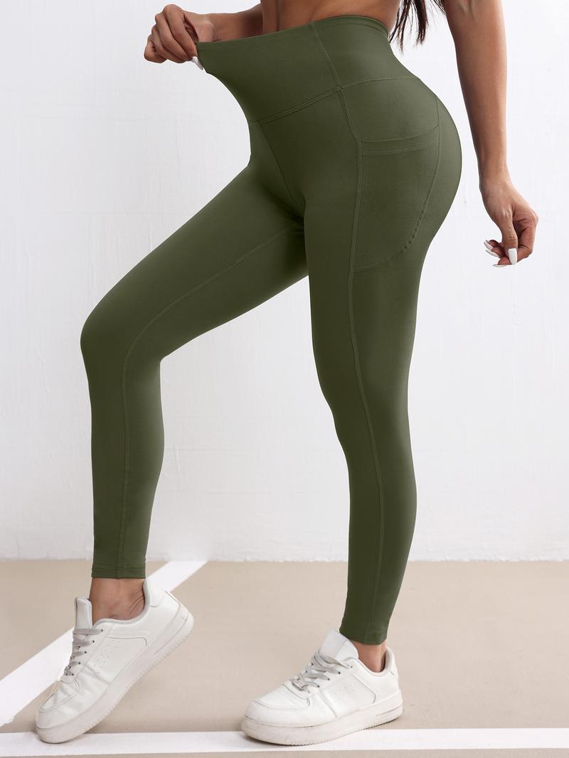 CHRLEISURE 1/3/6-PACK High Waist Yoga Pants With Pockets, Exercise Running Yoga Leggings, Tummy Control Workout Running Yoga Leggings for Women【TikTokShopBlackFriday】