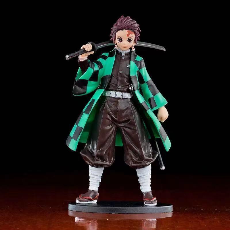 Demon Slayer Handmade Figure Collection, Includes Tanjiro Kamado & Nezuko Models, Perfect Gift for Anime Fans, Collectible Decor