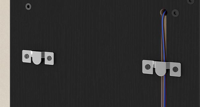 HOOBRO Floating Wall Shelves with LED Lights, 4-Tier Floating Shelf Wall Mounted for Storage, Vertical Display Stand, Modern Column Rack, for Bedroom, Living Room, Hallway, Black