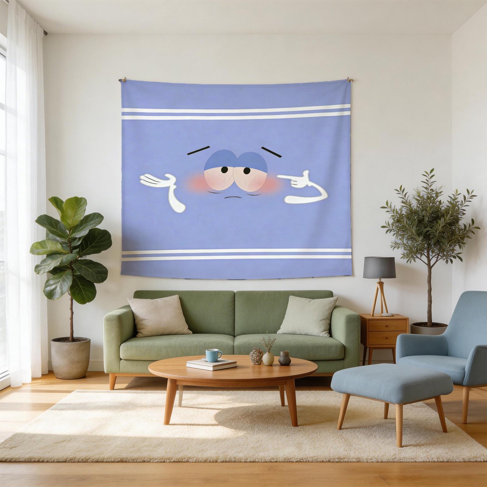 Meme Emoji Tapestry, Funny Awkward Shy Face Wall Hanging, Cute Purple Aesthetic Room Decor for Bedroom Living Room Dorm, Ideal Gift for Meme Lovers Teens Girls Adults