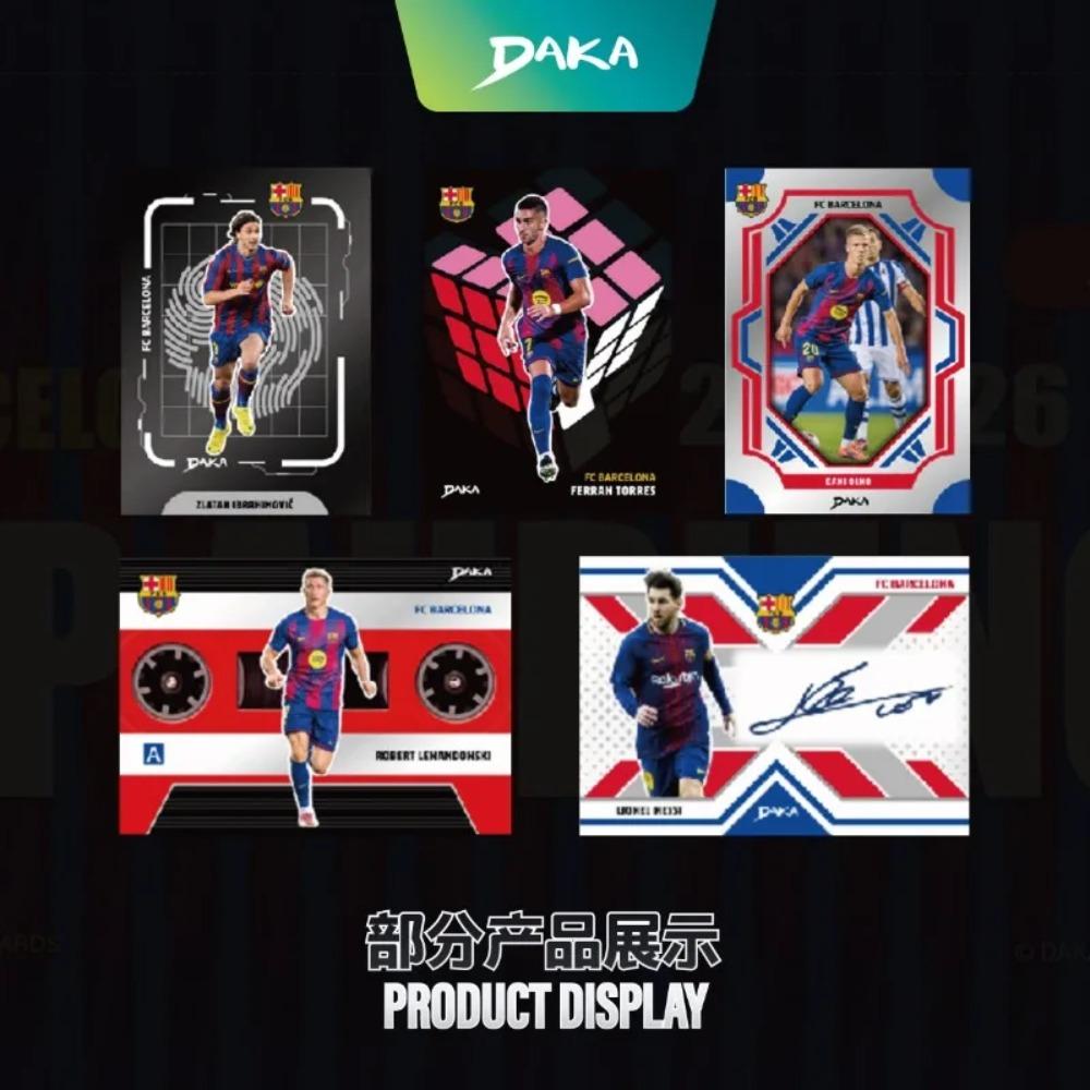 DAKA Top Audience Real Madrid Barcelona Football Trading Cards Sealed Box Limited Parallel Numbered Autograph Cards Collect