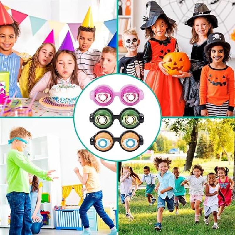 Fun and quirky sunglasses, adult funny glasses, exaggerated big eye design, party and gathering prank props, children's festival party toy accessories