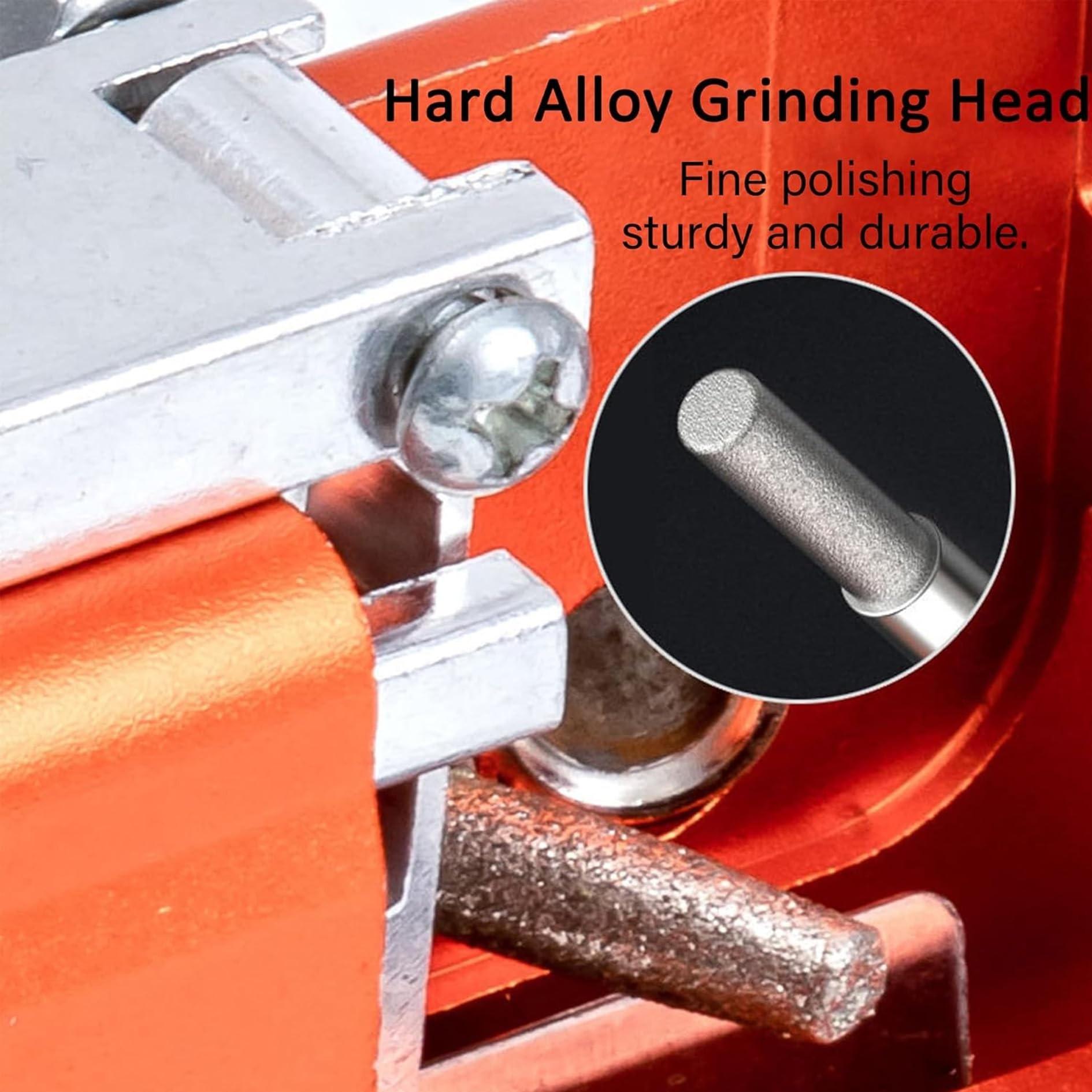 Portable Handheld Chainsaw Chain Sharpener, Manual Chain Grinder Tool, Convenient Home Use, Easy-To-Use Chain Sharpening Device