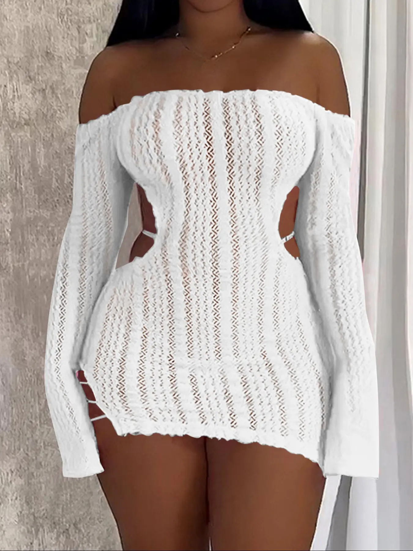 cocktail dresses for junior prom Lovely 8th Grade Short Dress off Shoulder Lace Semi Formal – Siaoryne Size:Large / XLarge Line Length S26LAUNCH1 White Short Dress For