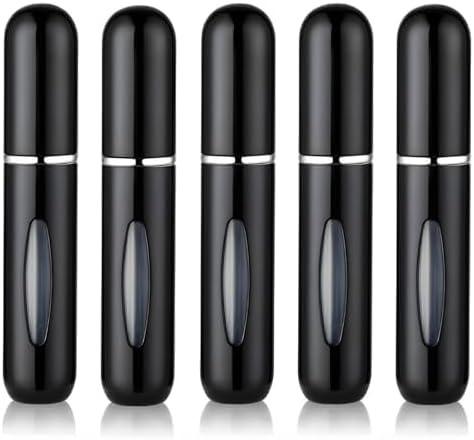 5 PCS Cologne Travel Bottle, Perfume Travel Refillable, Perfume Atomizer, Mini Spray Bottle, Portable Perfume Bottles, and Small Cologne Sprayer for Daily Use, Cosmetics Makeup Tools