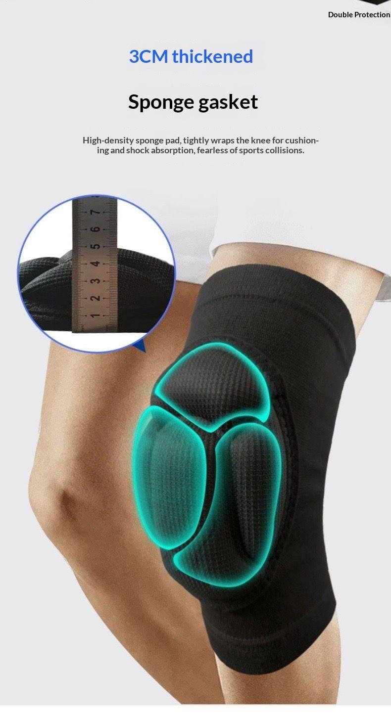 Protective Knee Pads, Thick Sponge Anti-slip, Collision Avoidance Knee Sleeve(1 Pair)
