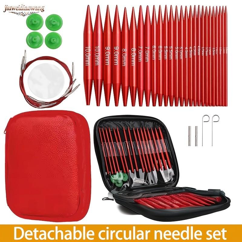 Detachable Extendable Knitting Loop Pins, Accessories Complete Set, Sweater Needles Scarf Knit Handmade Tools Multi-Functional