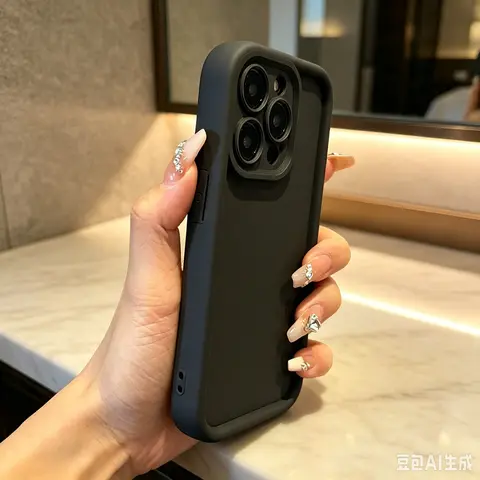 Solid Matte Soft Smartphone Casing - Shockproof Cellphone Protection for iPhone 17,16E,15,14 Plus,13,12,11,Pro Max & Galaxy S25,S24,S23 Ultra,A16,A36, Men/Women Unisex Ideal Gift