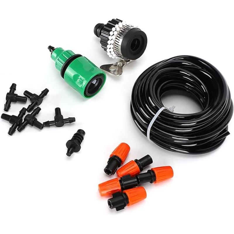 Adjustable Orange Misting Set, Cooling Device for Farms, Outdoor Low-Pressure Sprayer in Summer, Automatic Garden Watering Device