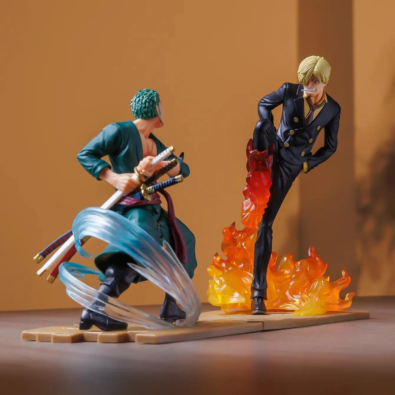 ONE PIECE Sanji Zoro Duel, Model Statues, Anime Peripherals, Home Ornaments, Valentine's Day Gifts, Small Gifts